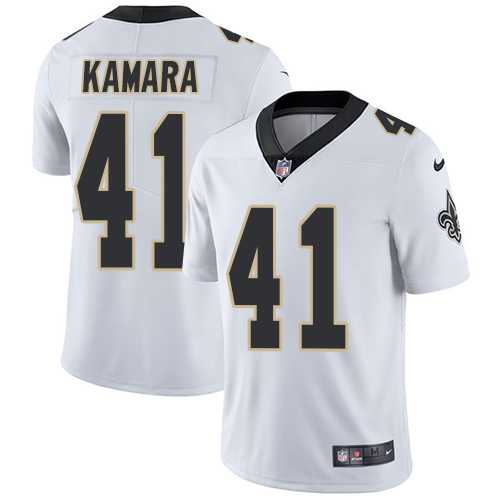 Nike New Orleans Saints #41 Alvin Kamara White NFL Vapor Untouchable Limited Jersey,We sell and wholesale Nike New Orleans Saints #41 Alvin Kamara White NFL Vapor Untouchable Limited Jersey on line form chian!